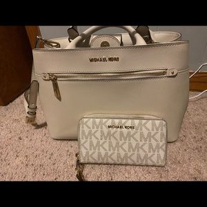 Michael Kors purse with matching wallet
